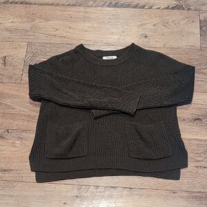 Madewell Dark Gray Crewneck Sweater